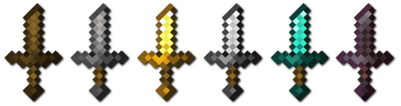 Look at these shiny swords :o